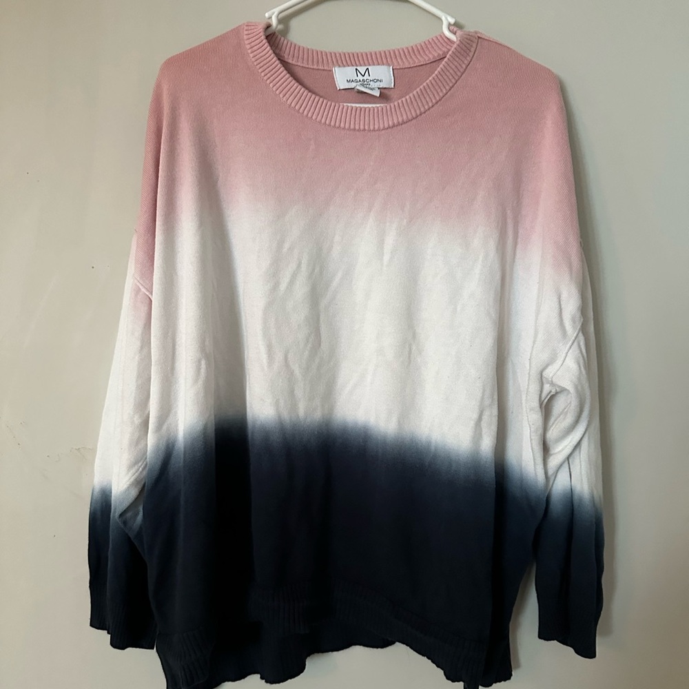 Magaschoni Ombré drop shoulder plus size sweater